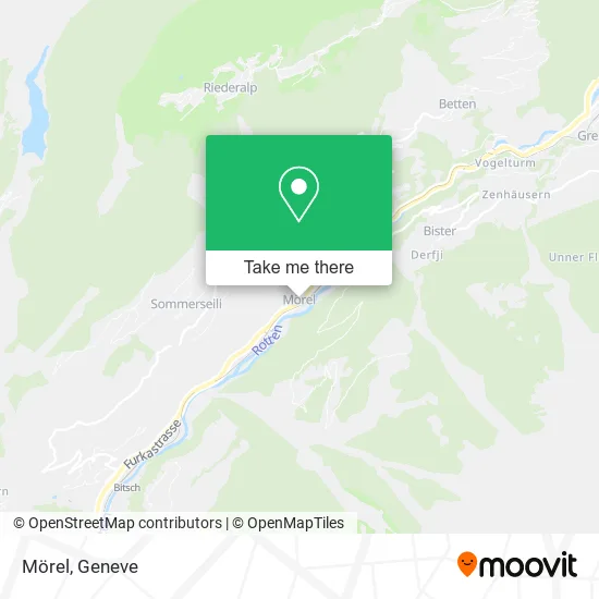 Mörel map