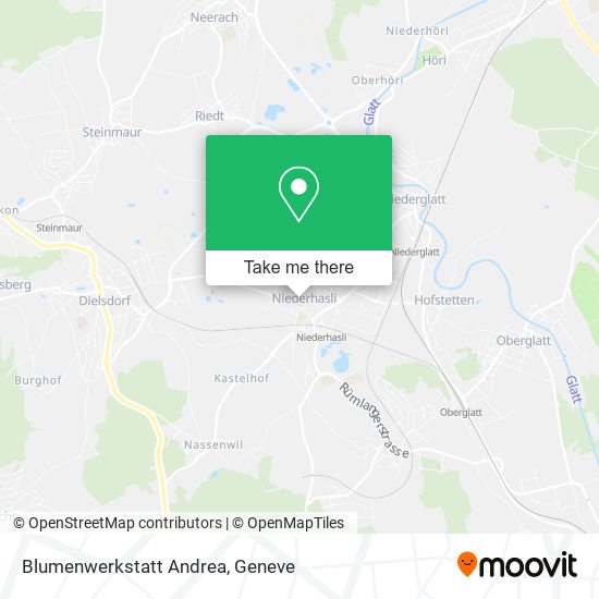 Blumenwerkstatt Andrea map