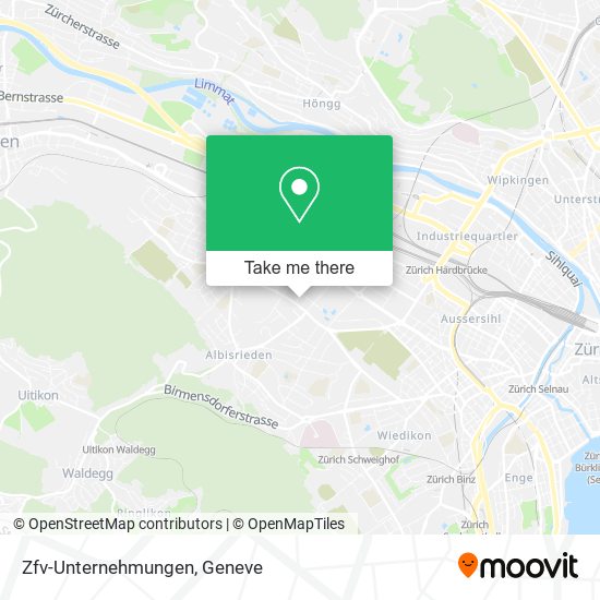 Zfv-Unternehmungen map