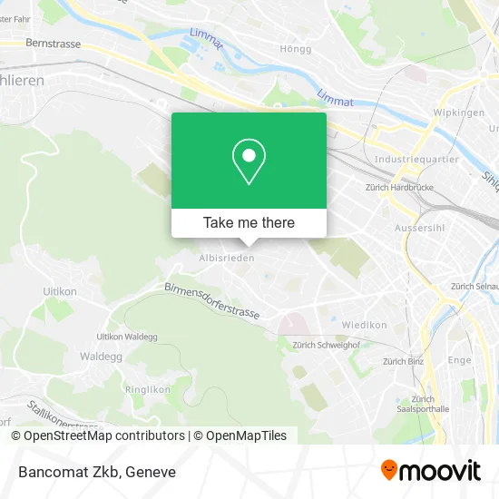 Bancomat Zkb map