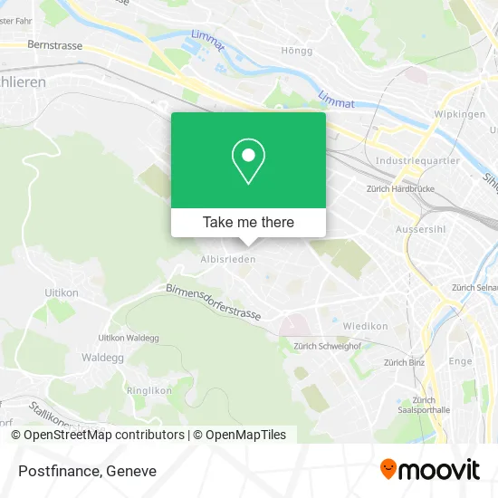 Postfinance map
