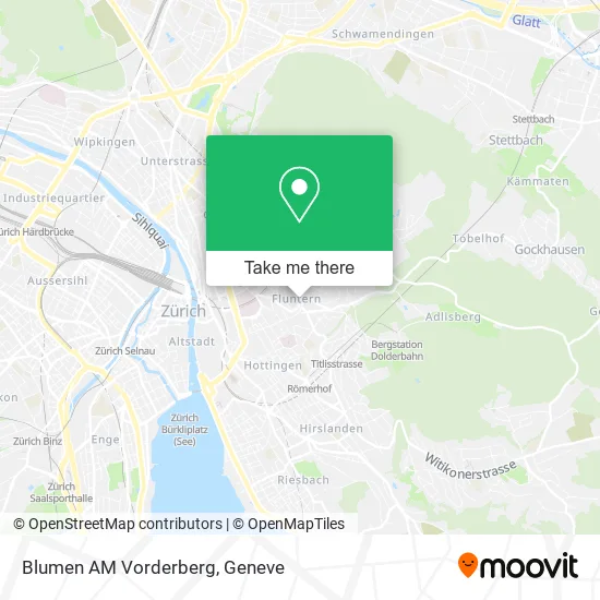 Blumen AM Vorderberg map