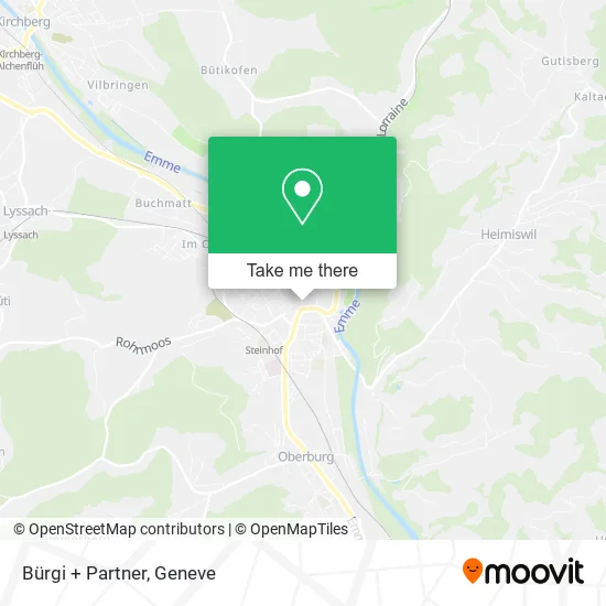 Bürgi + Partner map
