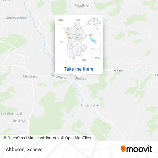 Altbüron map