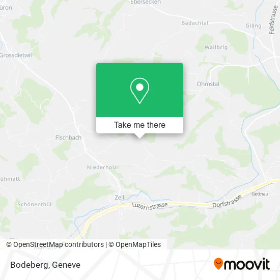 Bodeberg map
