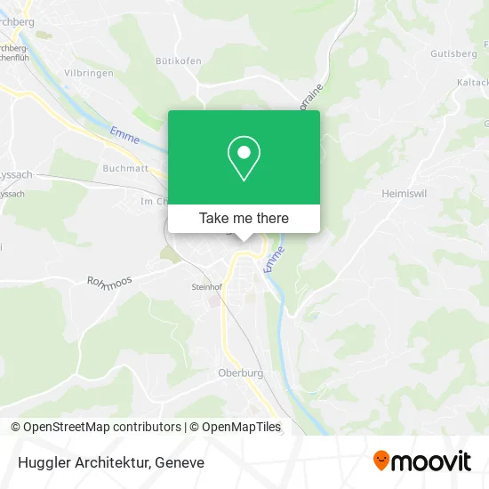 Huggler Architektur map