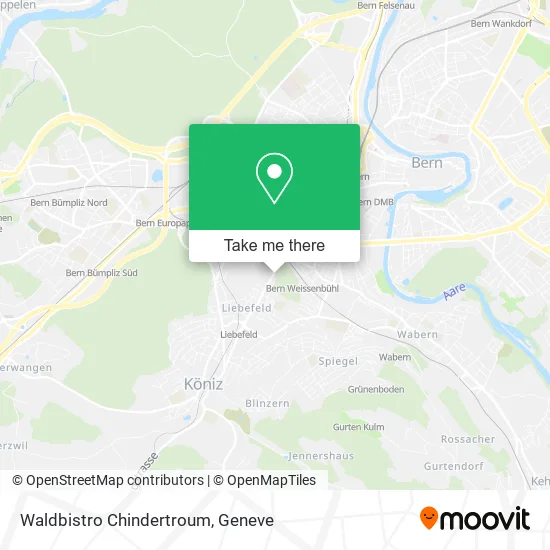 Waldbistro Chindertroum map