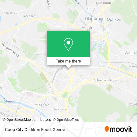 Coop City Oerlikon Food map