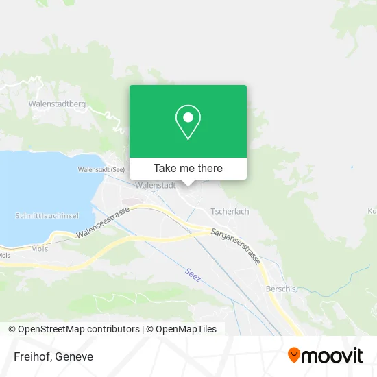 Freihof map