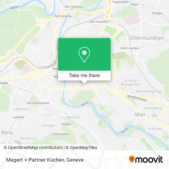 Megert + Partner Küchen map