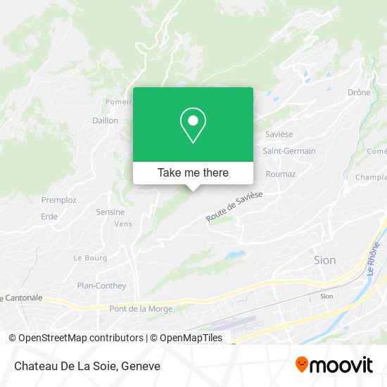 Chateau De La Soie map