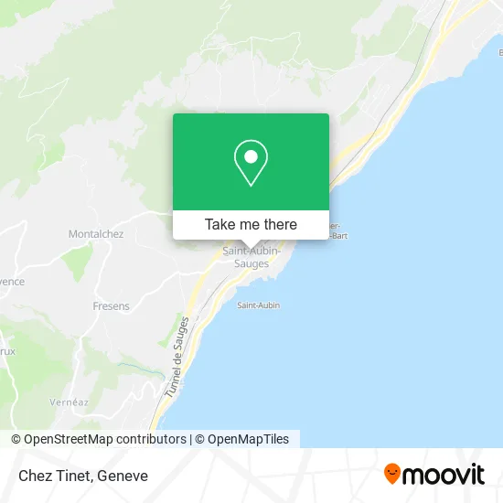 Chez Tinet map