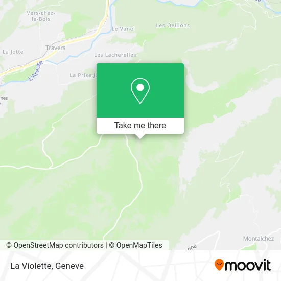 La Violette map