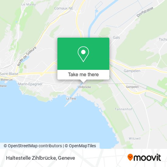 Haltestelle Zihlbrücke map