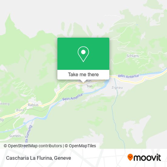 Cascharia La Flurina map