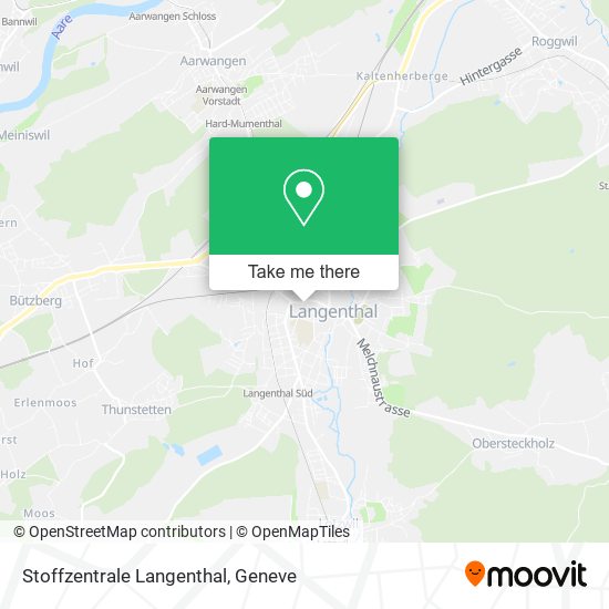 Stoffzentrale Langenthal map
