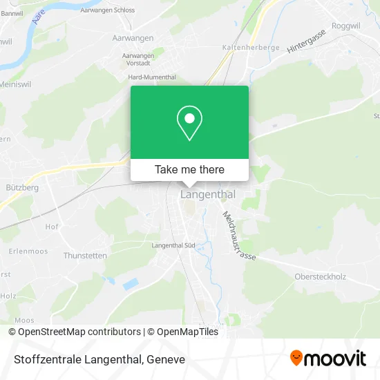 Stoffzentrale Langenthal map