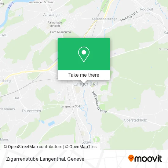 Zigarrenstube Langenthal map