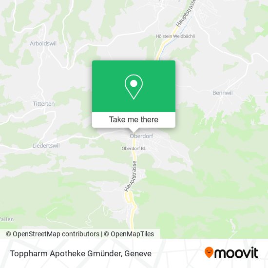 Toppharm Apotheke Gmünder map