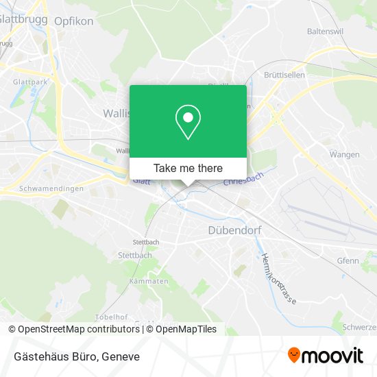 Gästehäus Büro map