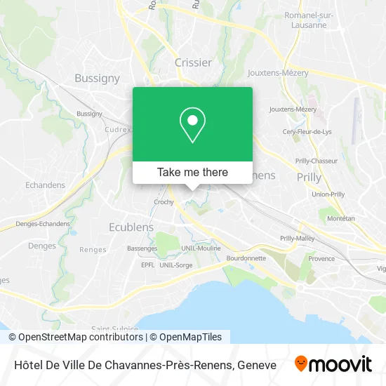 Hôtel De Ville De Chavannes-Près-Renens map