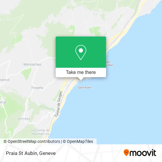 Praia St Aubin map
