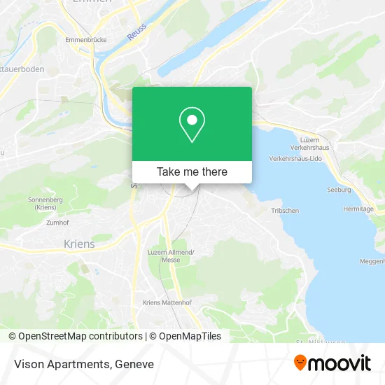 Vison Apartments map