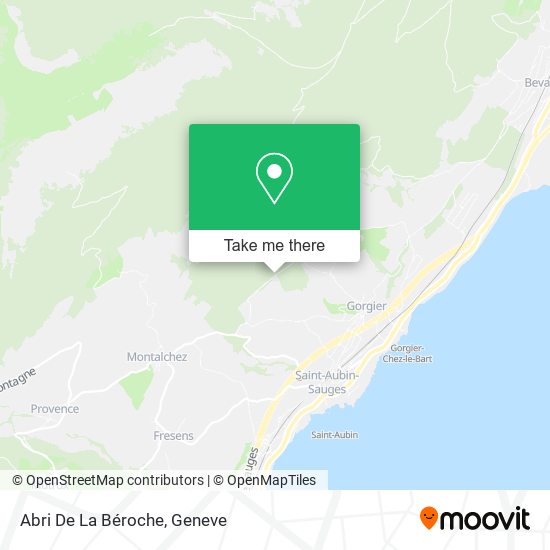 Abri De La Béroche map