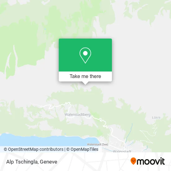 Alp Tschingla map