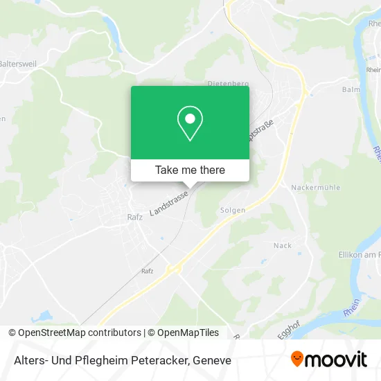 Alters- Und Pflegheim Peteracker map