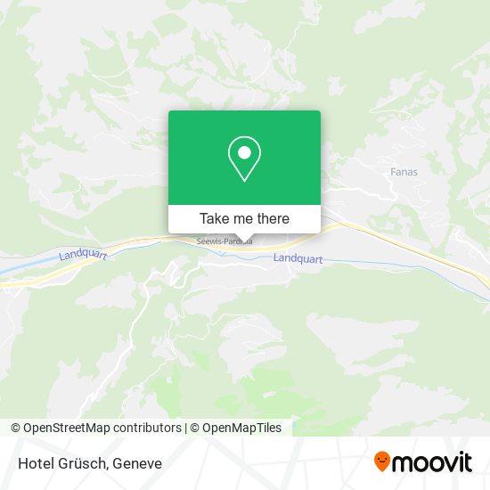 Hotel Grüsch map