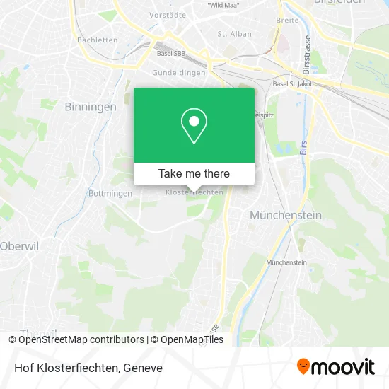 Hof Klosterfiechten map