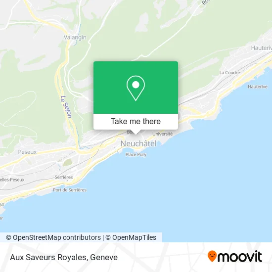 Aux Saveurs Royales map