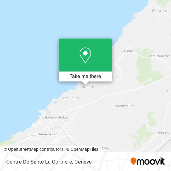 Centre De Santé La Corbière map