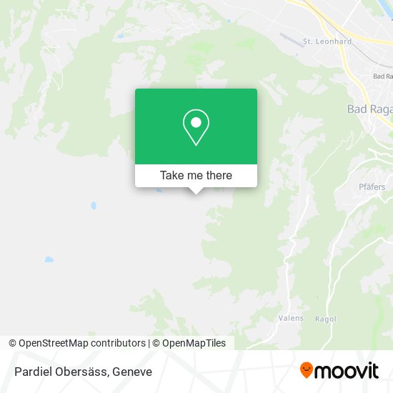 Pardiel Obersäss map