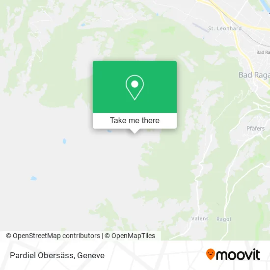 Pardiel Obersäss map