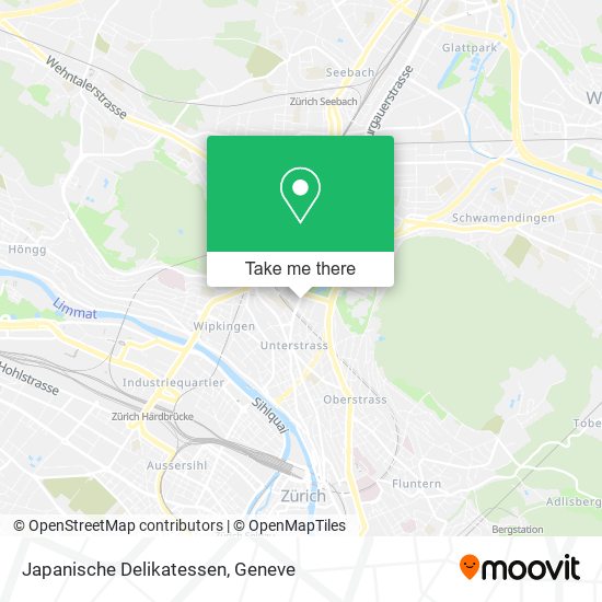 Japanische Delikatessen map
