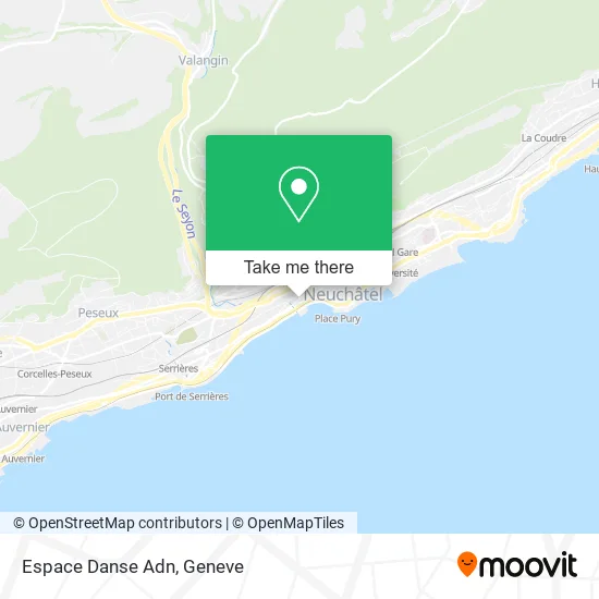 Espace Danse Adn map