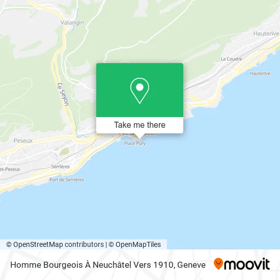 Homme Bourgeois À Neuchâtel Vers 1910 map