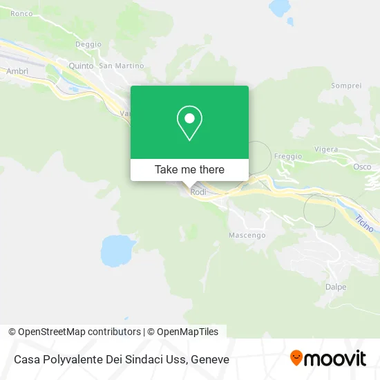 Casa Polyvalente Dei Sindaci Uss map