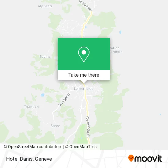 Hotel Danis map