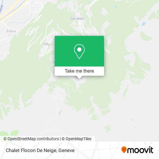 Chalet Flocon De Neige map