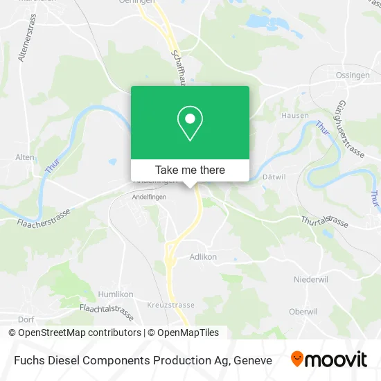 Fuchs Diesel Components Production Ag map