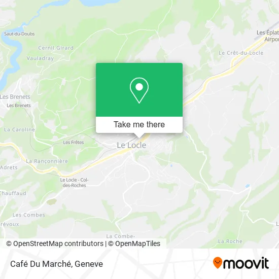 Café Du Marché map