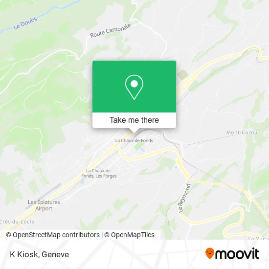 K Kiosk map