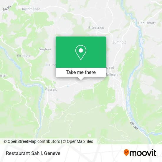 Restaurant Sahli map