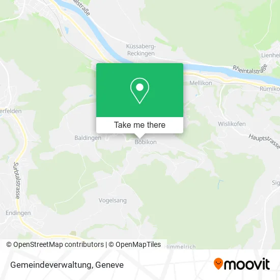 Gemeindeverwaltung map