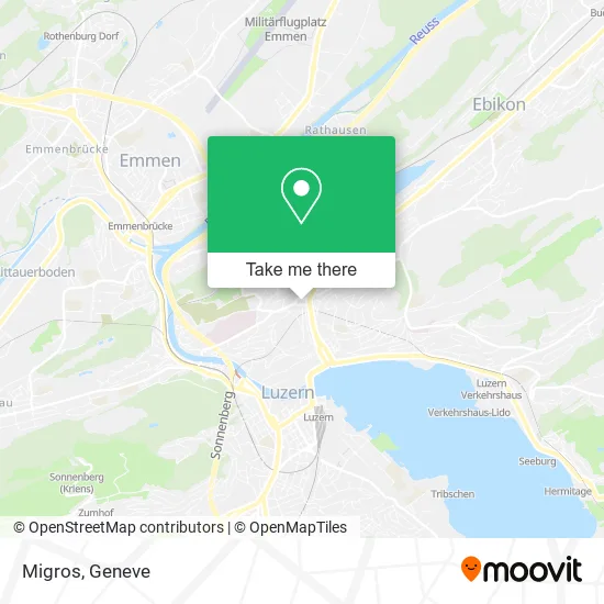 Migros map