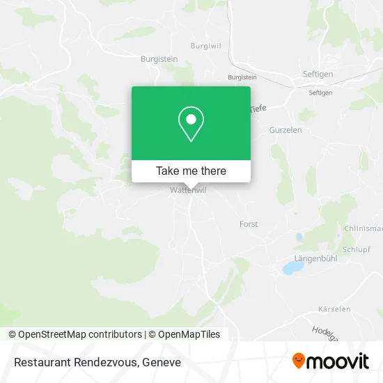 Restaurant Rendezvous map