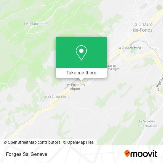 Forges Sa map